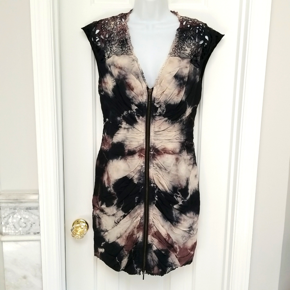 Catherine Malandrino Tie Dye Dress Size 10 NWT - Picture 2 of 7
